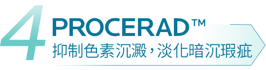 PROCERAD™ 抑制色素沉澱，淡化痘痕