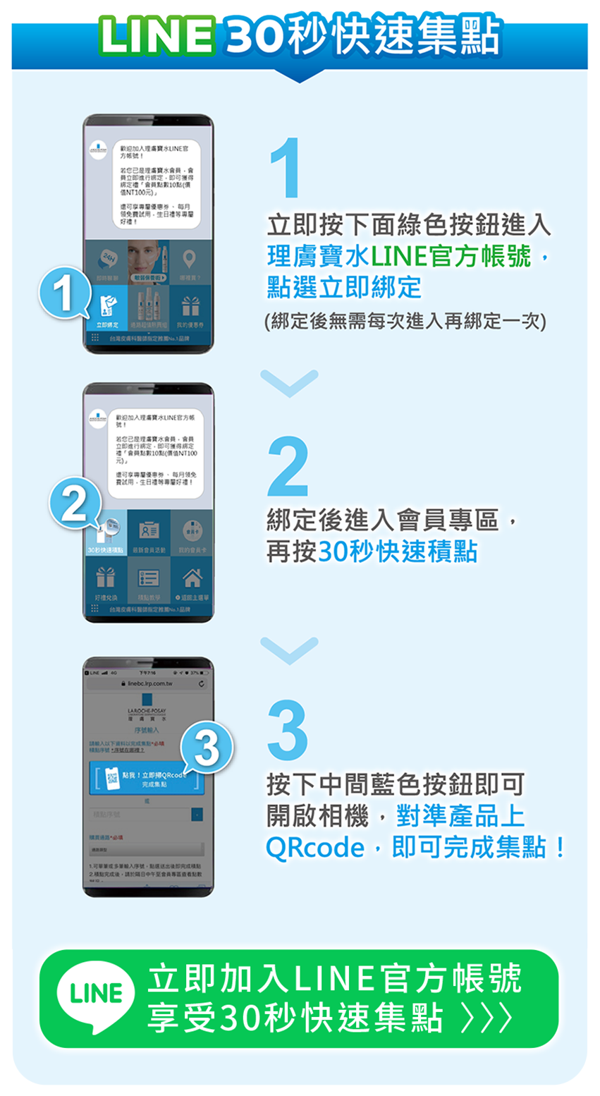 LINE 30秒快速集點